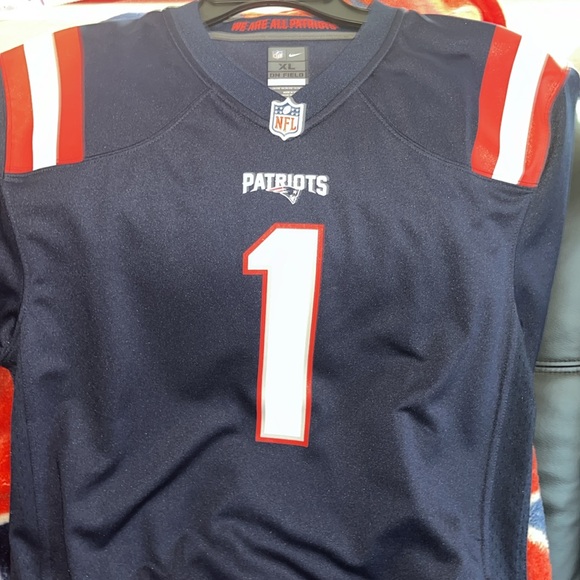 New England patriots cam newton jersey NWOT - Picture 2 of 8